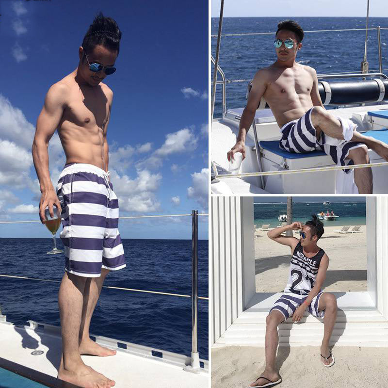 Shorts de playa ligeros para hombre - Vestiria