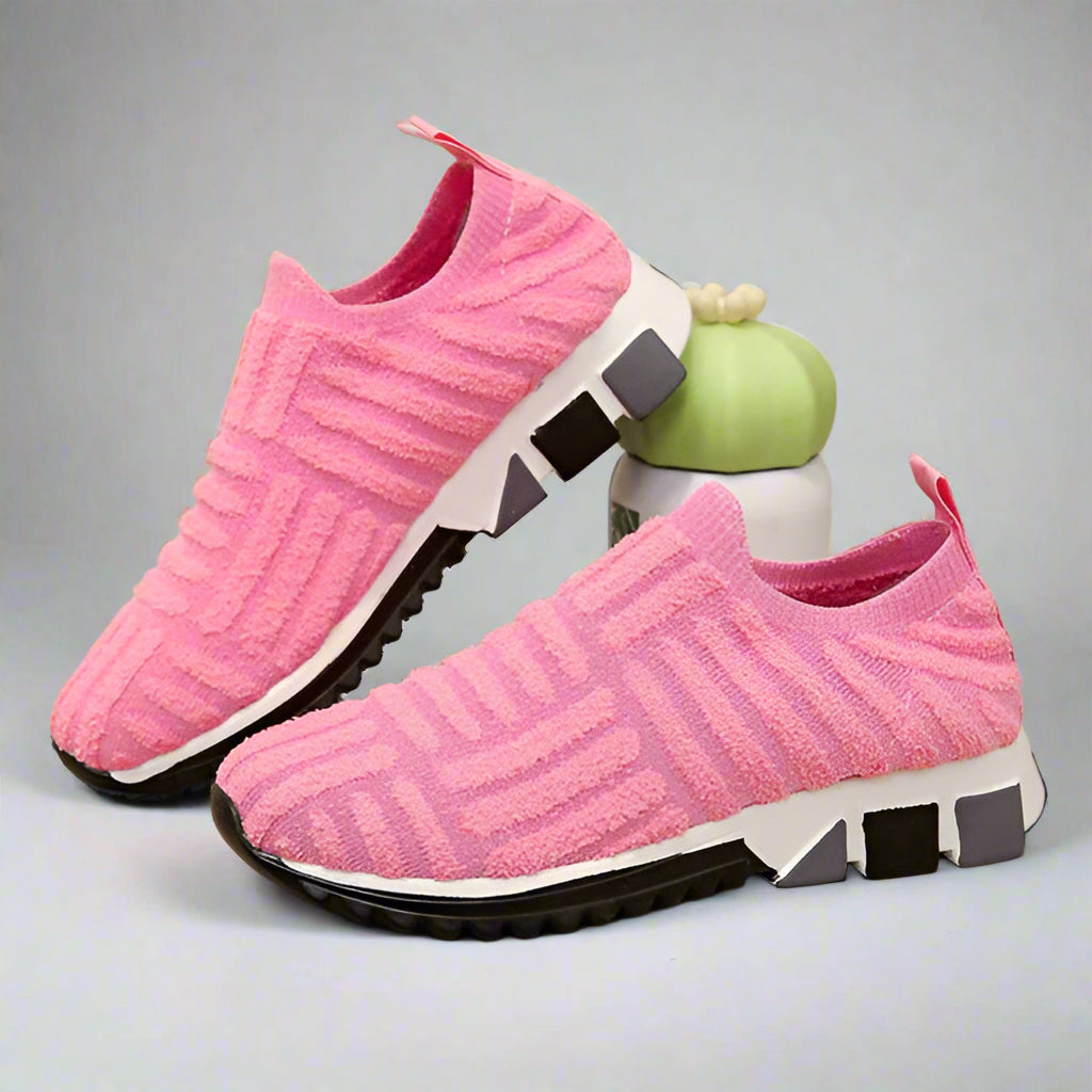 Zapatillas running mujer con suela alta - LUNARIA