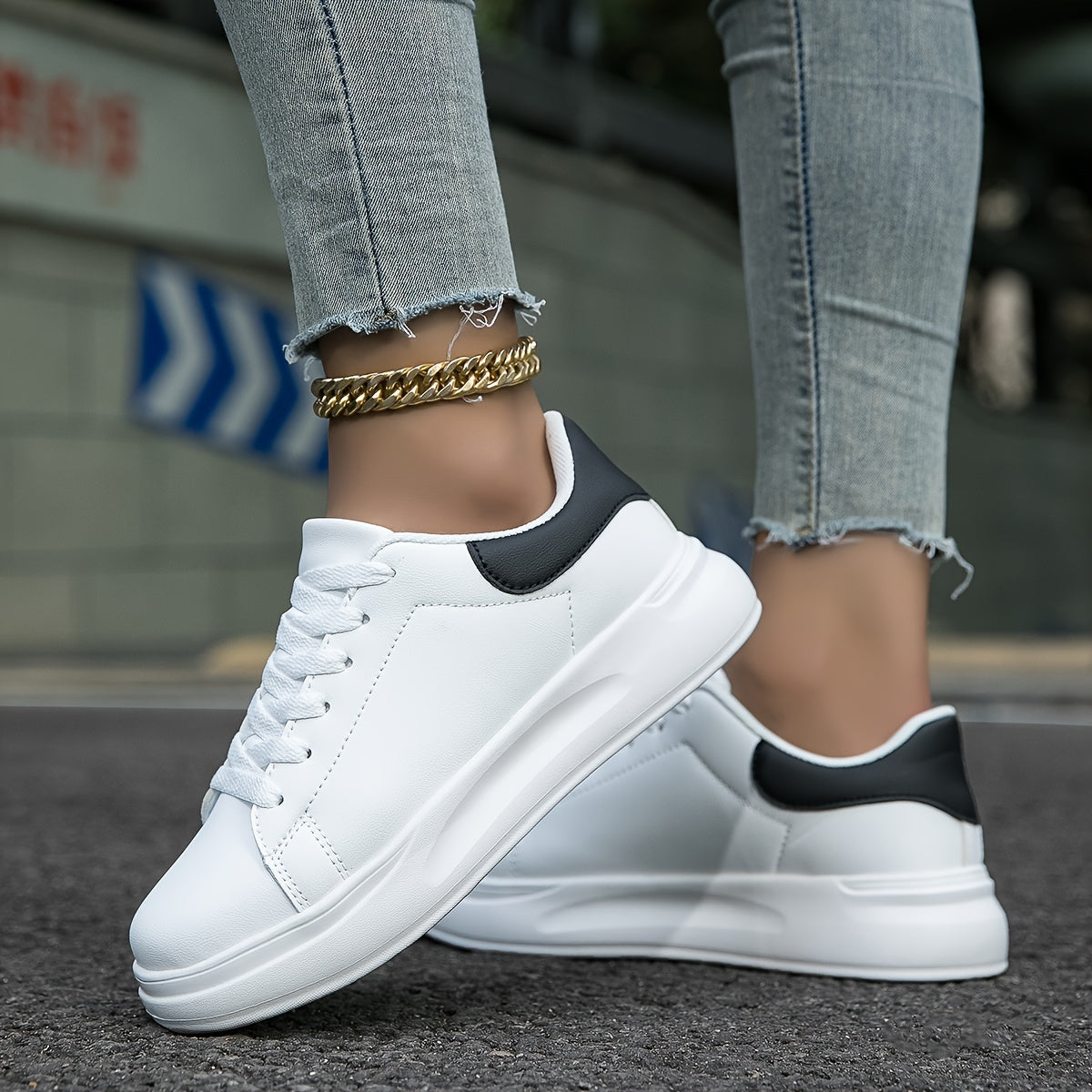 Zapatillas Mujer Plataforma Chic Elevada