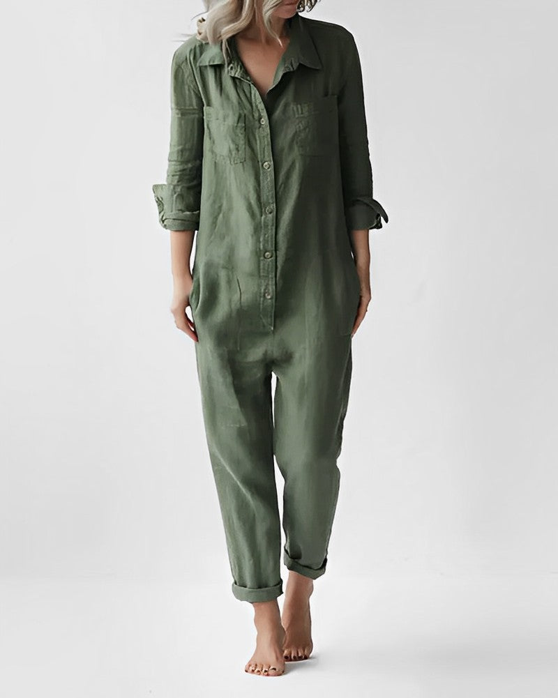 Mono Mujer Verde Oscuro Elegante - Vestiria