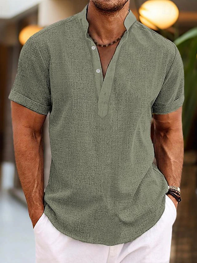 Polo Hombre Clásico Cuello V de Punto