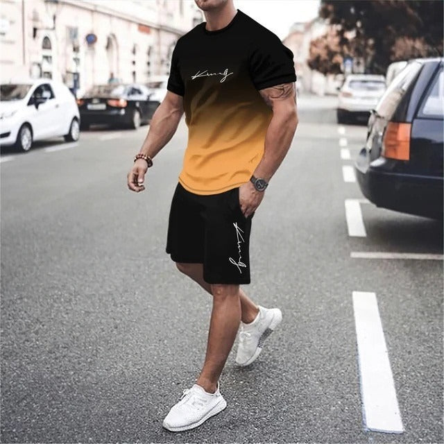 Conjunto deportivo hombre ligero urbano moderno