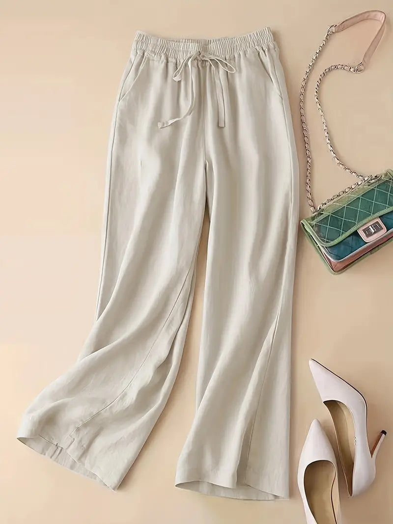 Pantalón Lino Clásico Mujer
