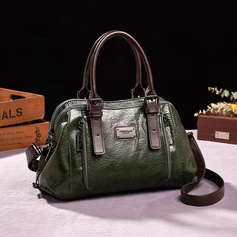 Bolso Bandolera Cuero Auténtico