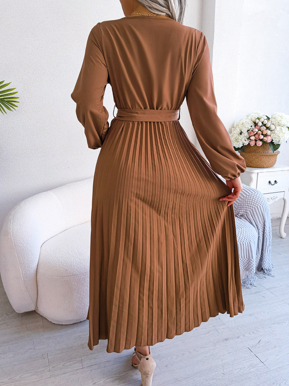 Vestido Elegante Cuello En V
