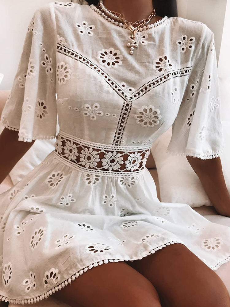 Vestido Flores Estampado - Vestiria
