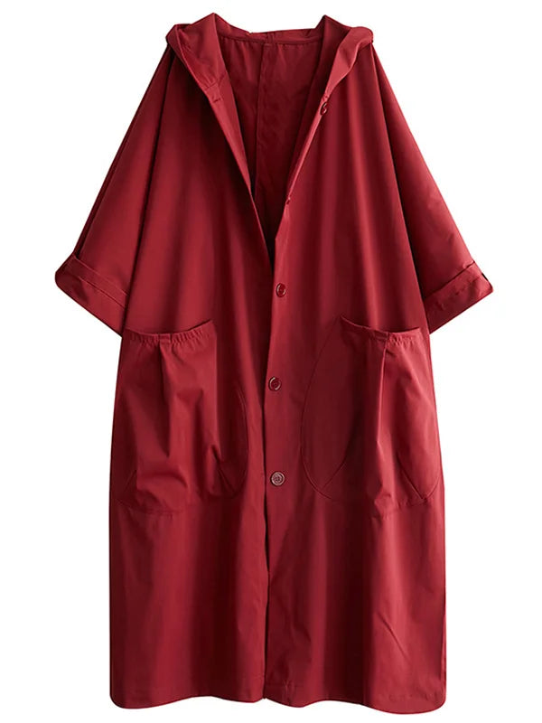 Abrigo Largo Impermeable Mujer Invierno