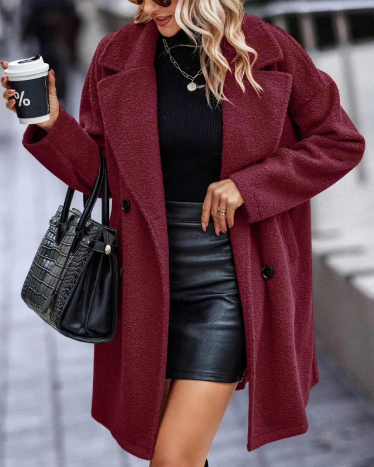 Chaquetón Mujer Abultado y Caliente Invierno