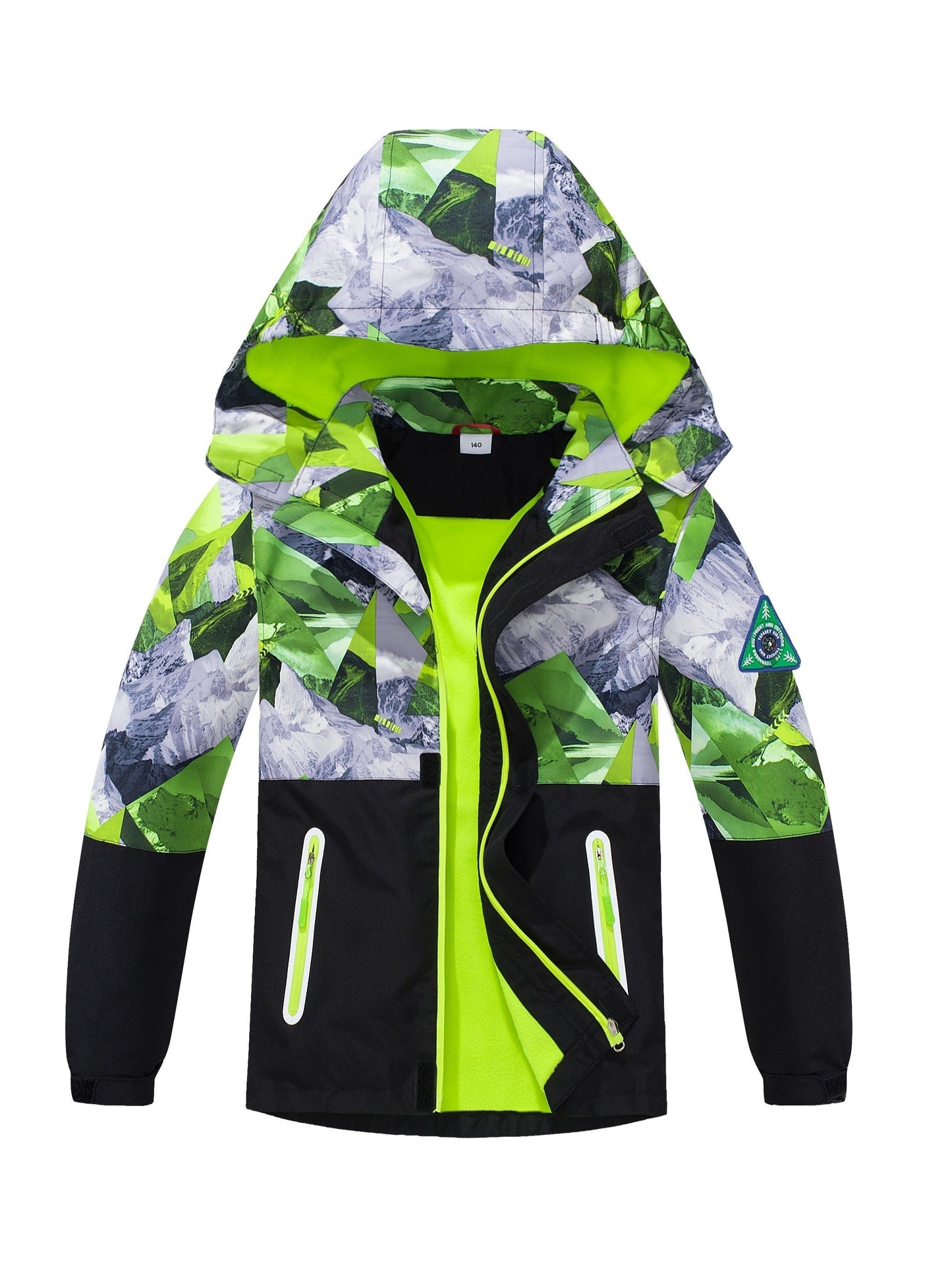 Abrigo Impermeable Niños Capucha Desmontable
