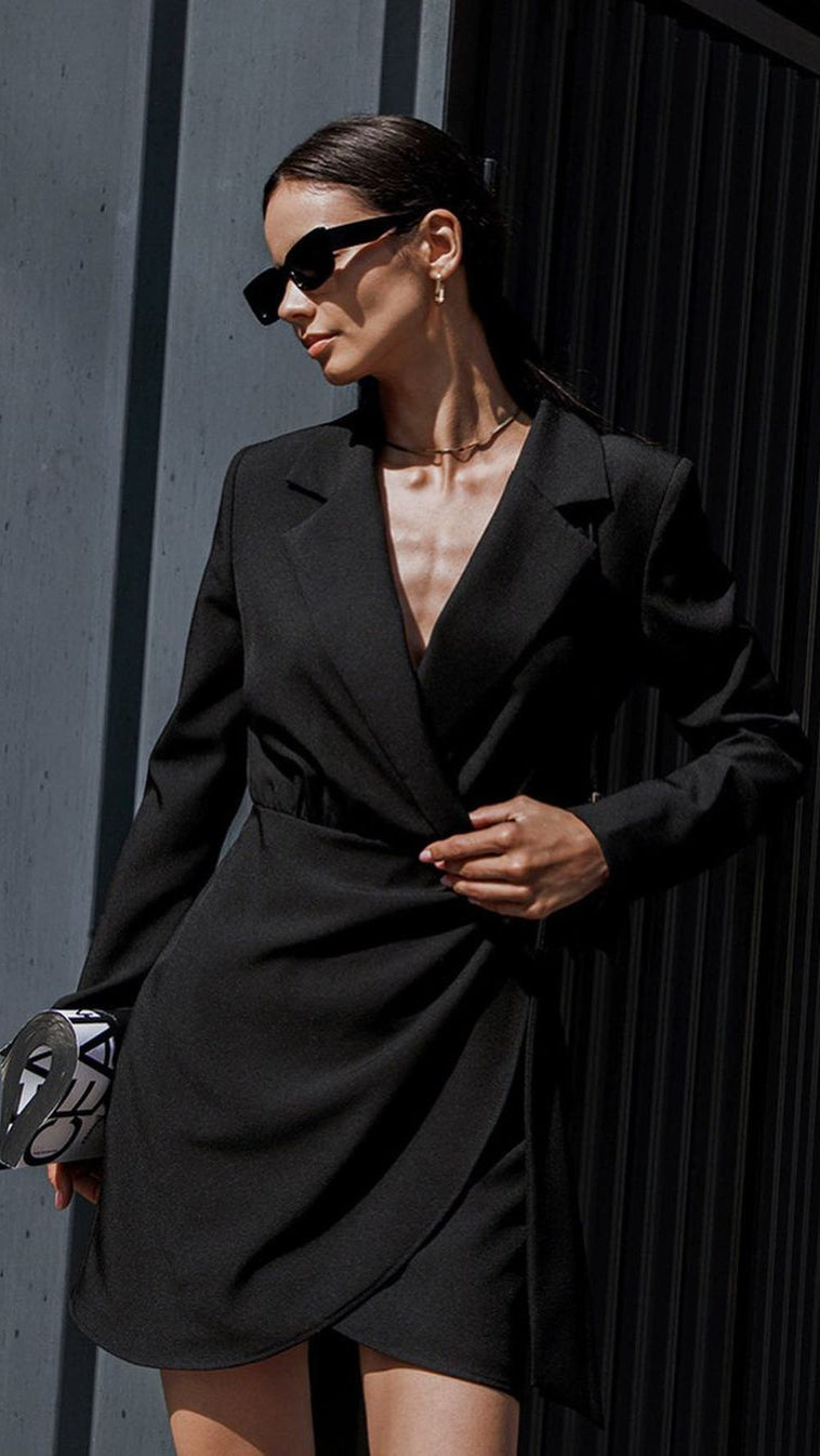 Vestido Corto Primavera Mujer Manga Larga - Vestiria