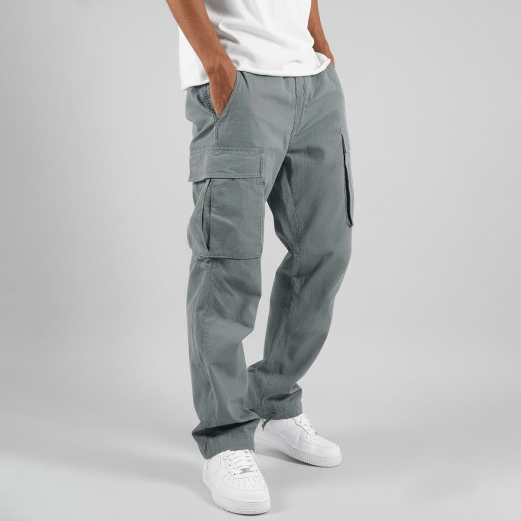 Pantalones Chinos anchos con bolsillos prácticos