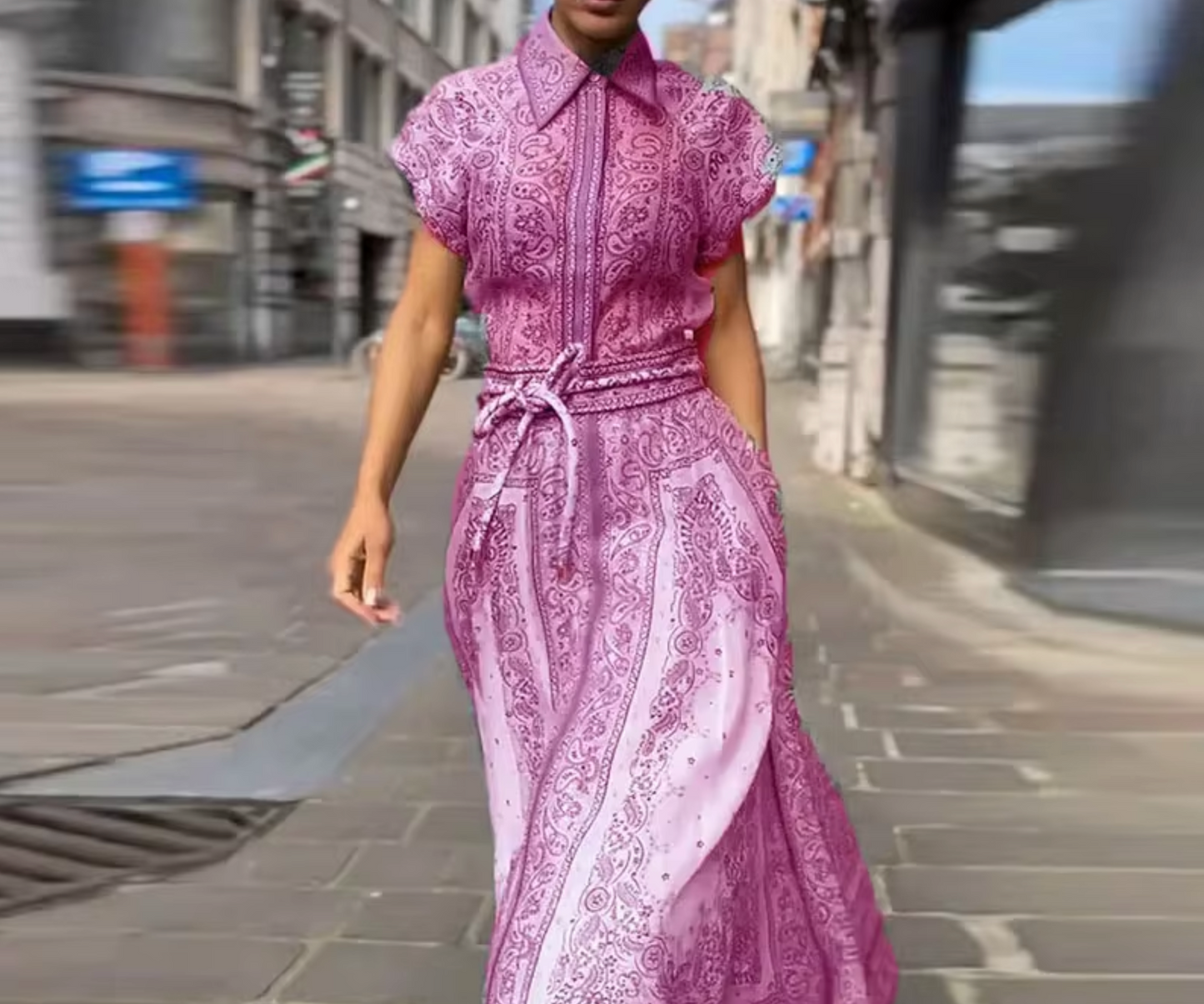 Vestido Estampado Floral Elegante Mujer