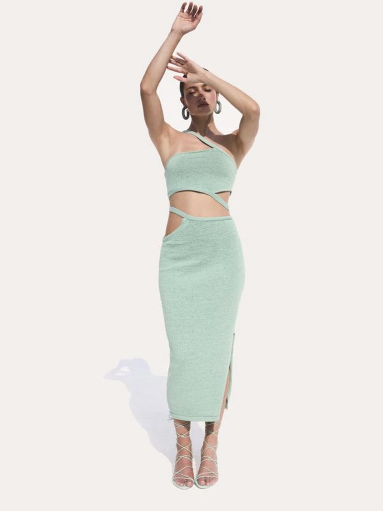 Jersey Asimétrico Abierto Elegante Mujer - Vestiria
