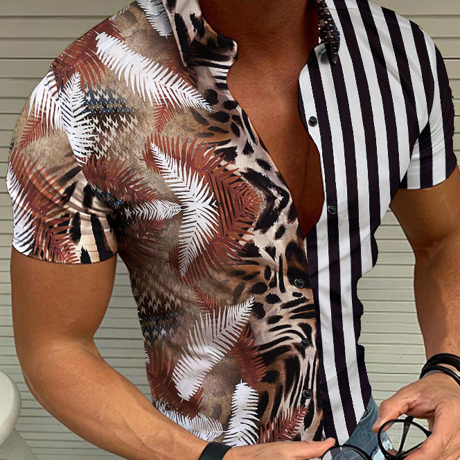 Camisa Playa Estampado Floral Verano - Vestiria