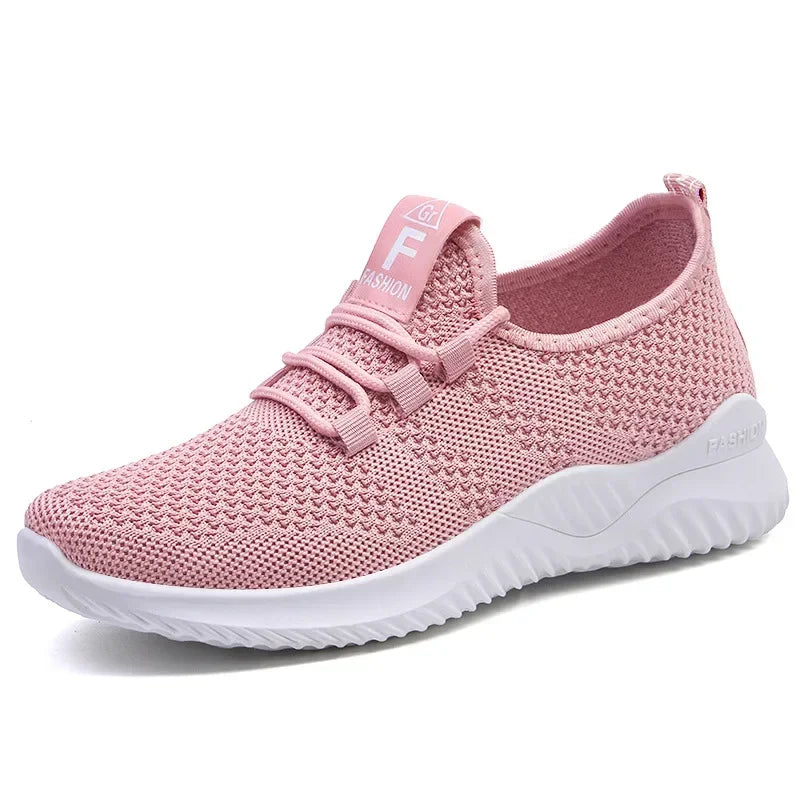Zapatos deportivos cómodos sin cordones mujer