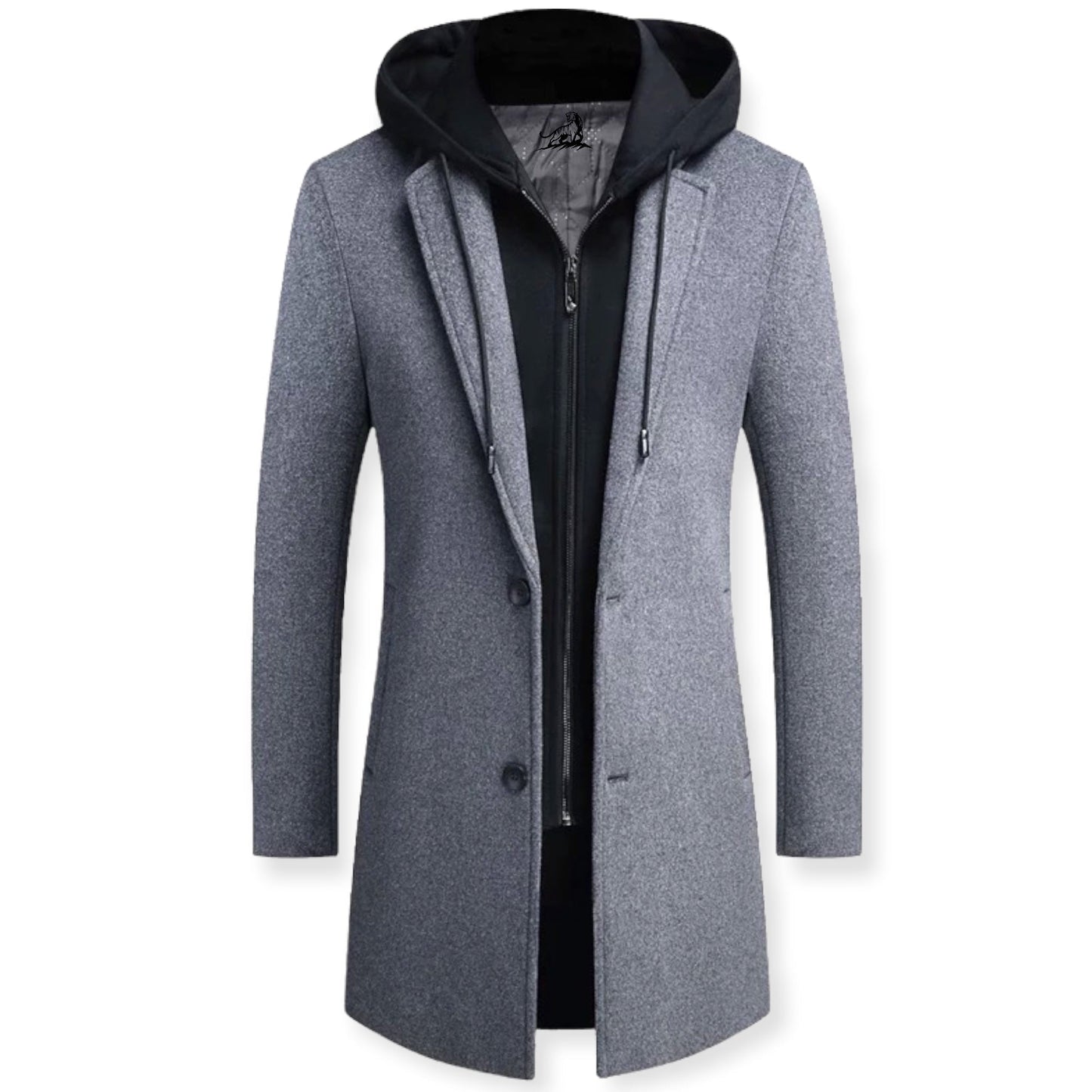 Chaqueta Hombre Cremallera y Botones Casual