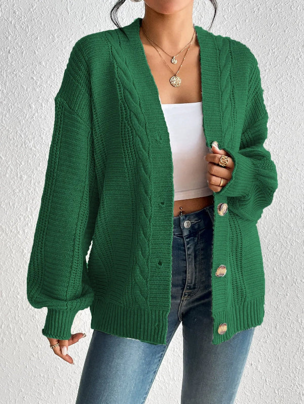 Cárdigan Punto Suave Oversize