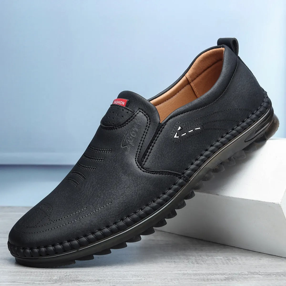 Zapatos Mocasines Hombre Sintético Relajados