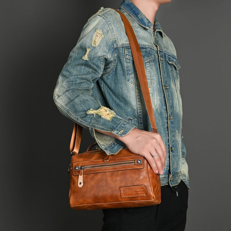 Bolso Hombre Piel Sintética Minimalista Laurent - Vestiria