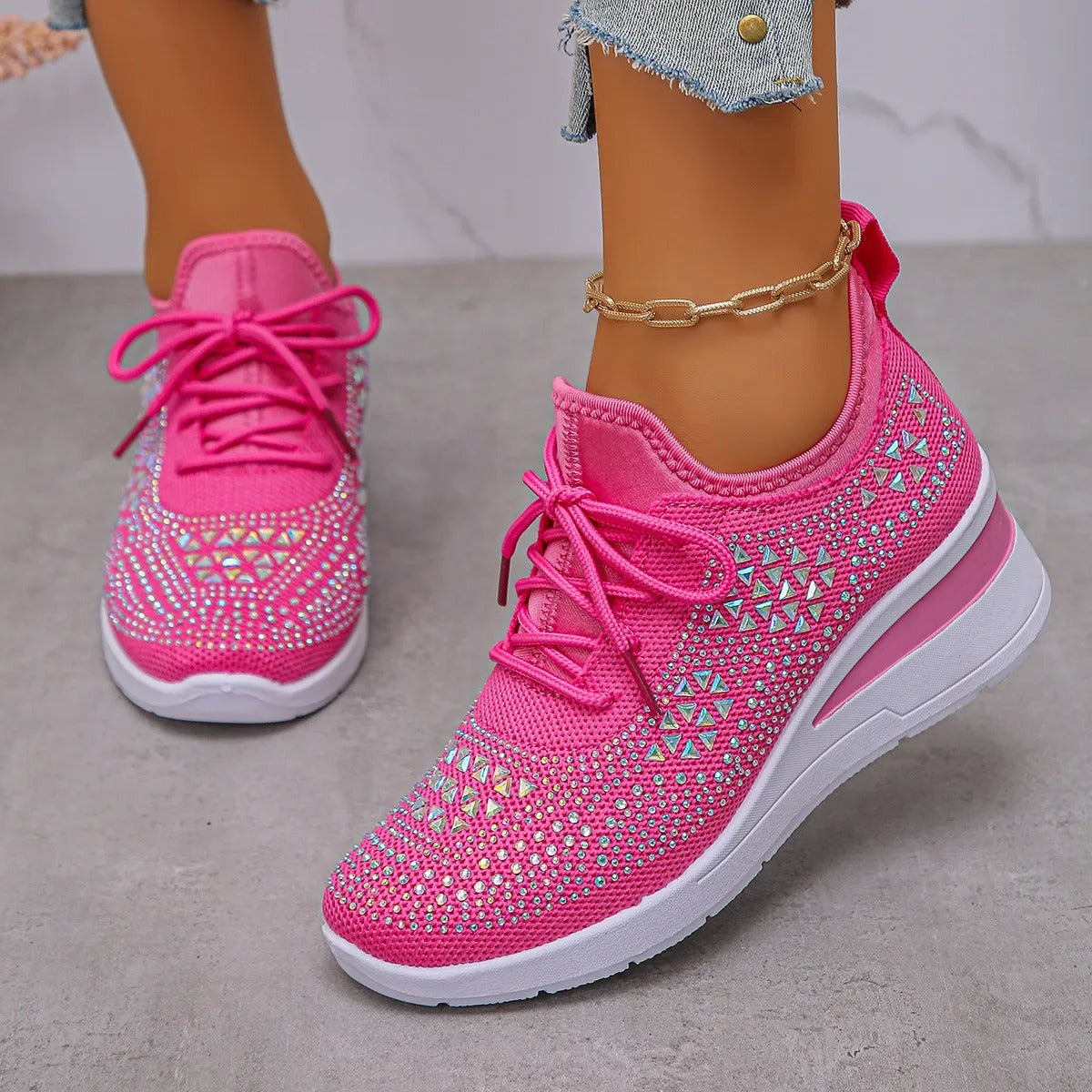 Zapatillas deportivas de plataforma altas Naira