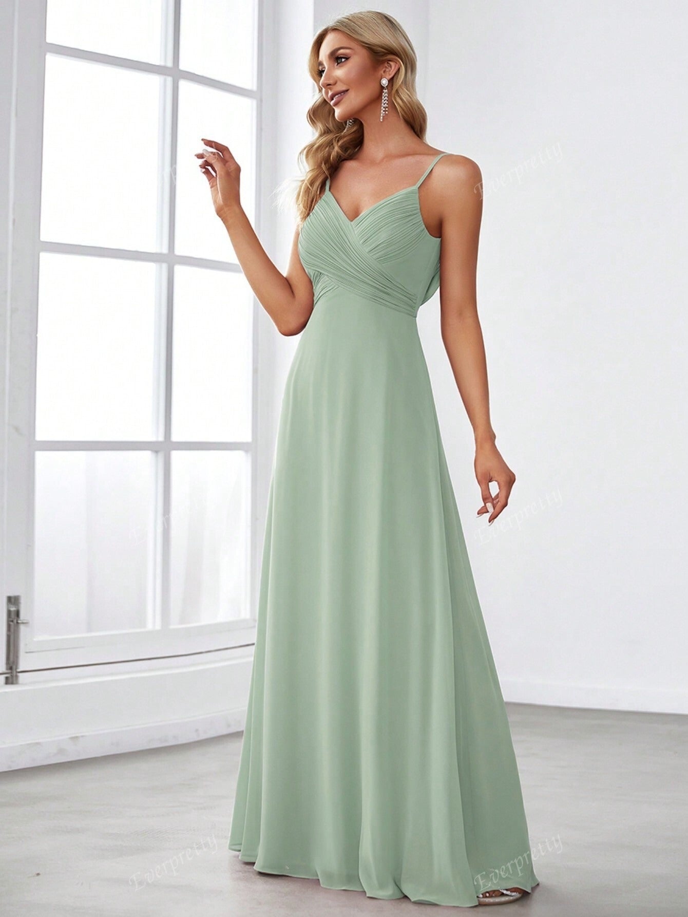 Vestido Noche Estrellado Gasa Fino Mujer - Vestiria