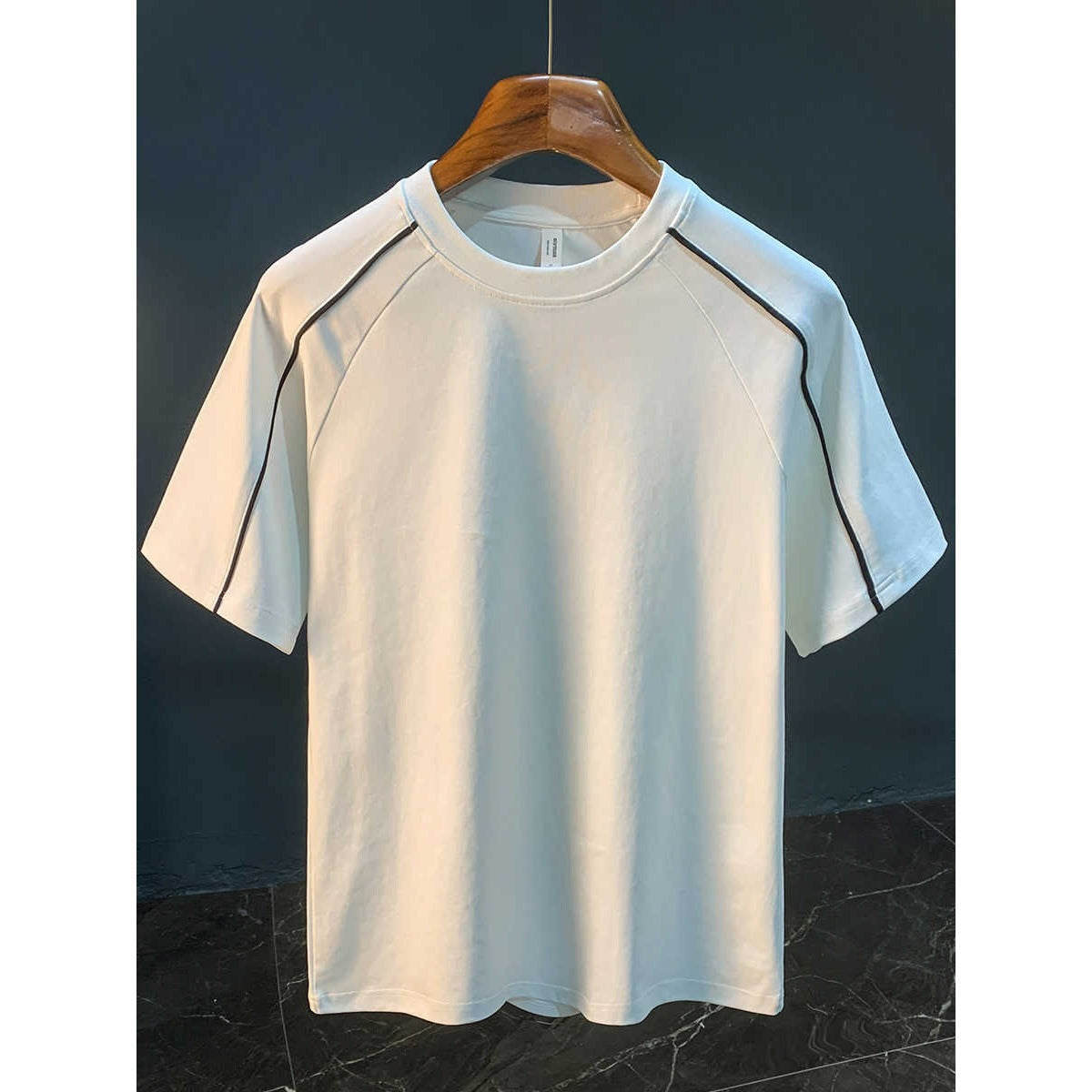 Camiseta hombre algodón natural estilo relajado - Vestiria