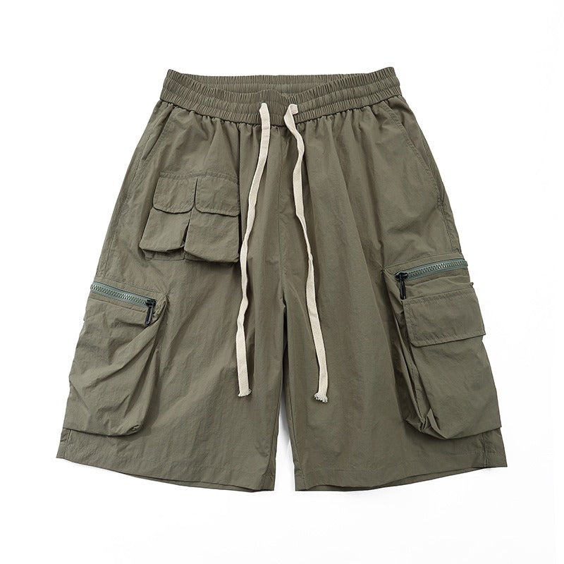 Pantalones cortos mujer casual con bolsillos grandes