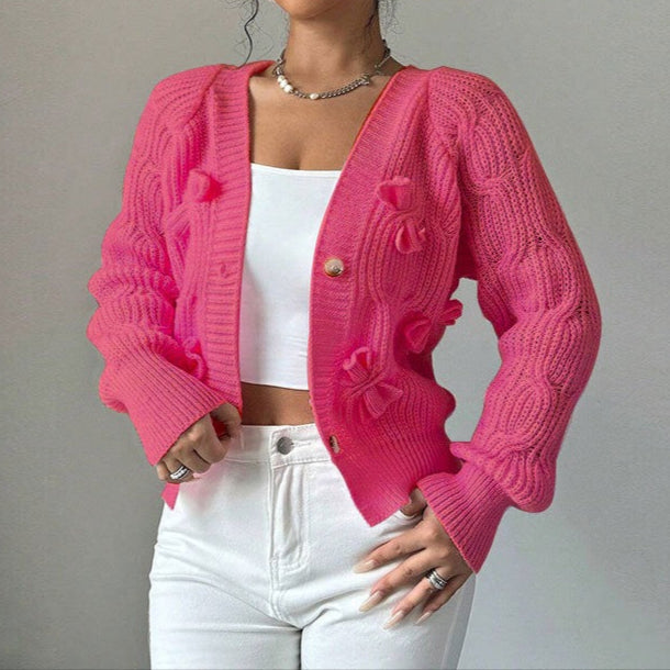 Jersey de punto trenzado Mujer Acogedor