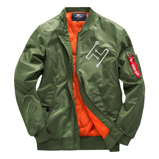 Chaqueta Acolchada Hombre Cremallera Estilo Streetwear