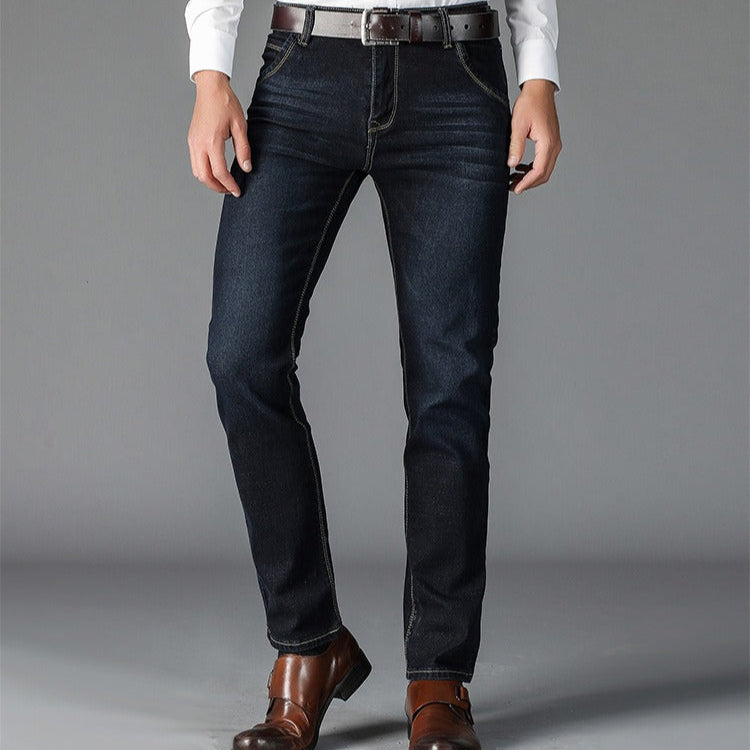Pantalones vaqueros elásticos ajustados hombre