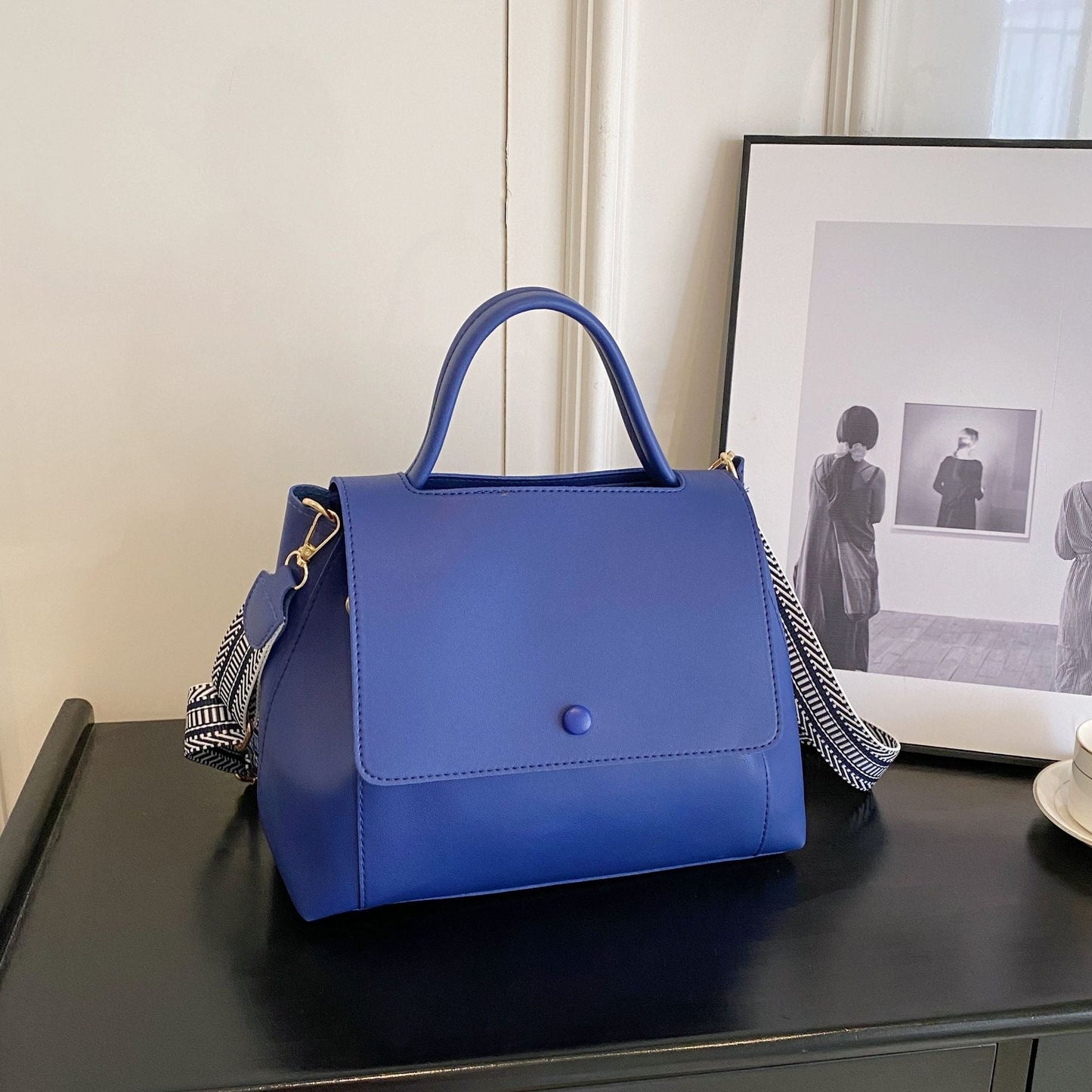 Bolso Bandolera Mujer Piel Imitación Estructurado