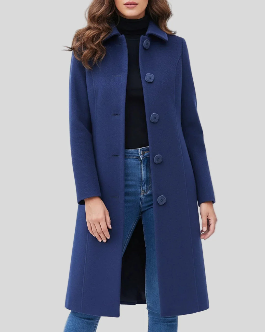 Abrigo Mujer Invierno Cálido Entallado