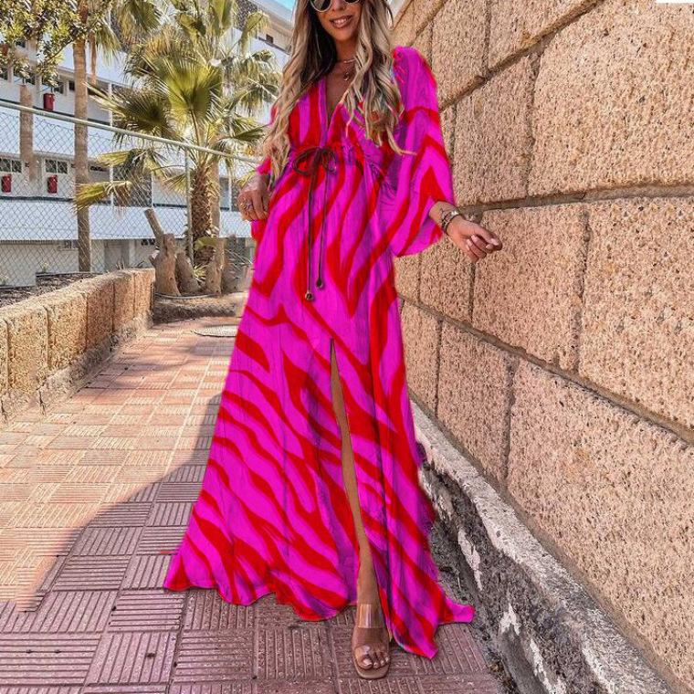 Vestido Maxi Estampado Chic Verano
