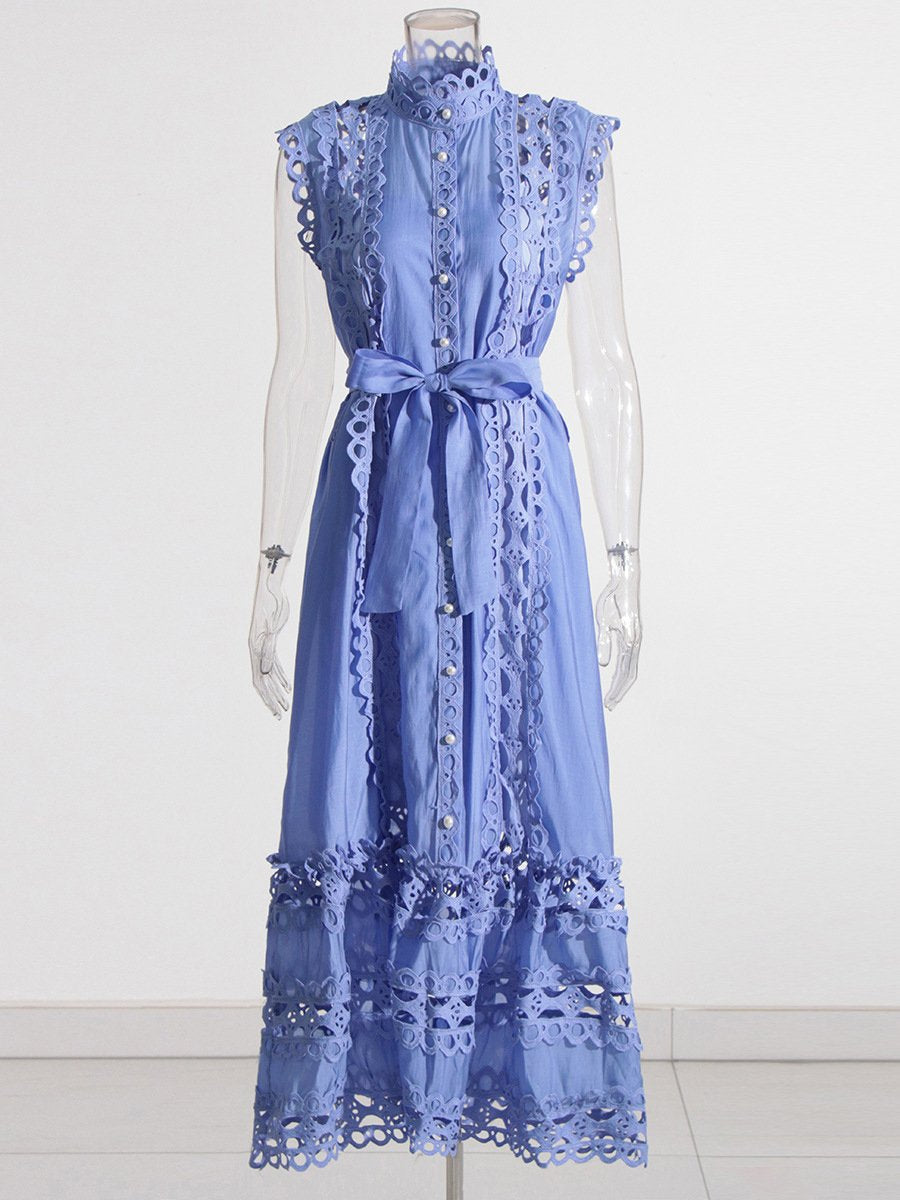 Vestido Sencillo Sin Mangas Corte V
