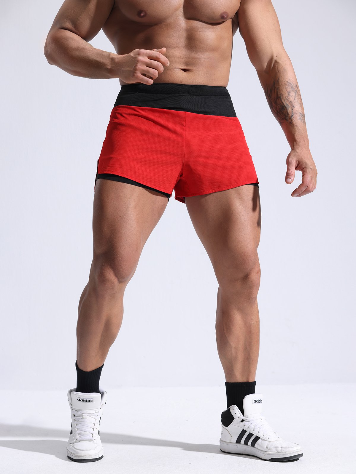 Shorts Deportivos 2 en 1 Impermeable