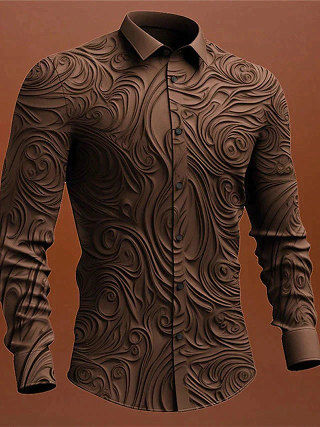 Camisa Oscuro Estilo Gótico Hombre
