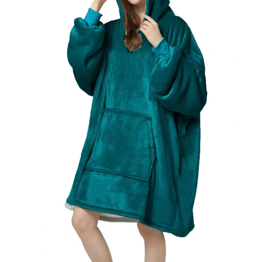 Vestido Hoodie Grande Suave Mujer