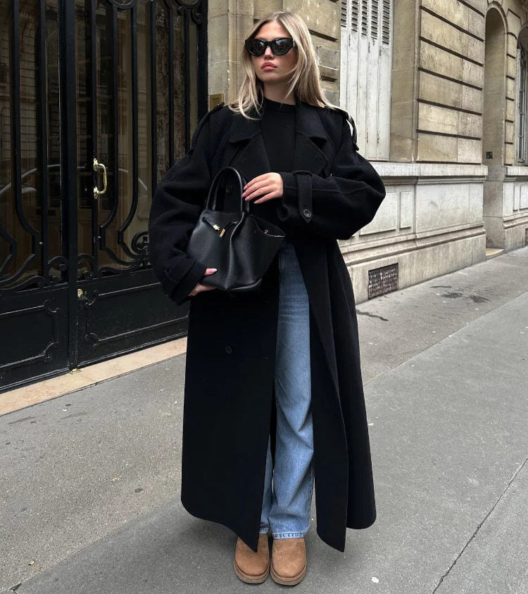 Abrigo Mujer Invierno Largo y Caliente - Vestiria