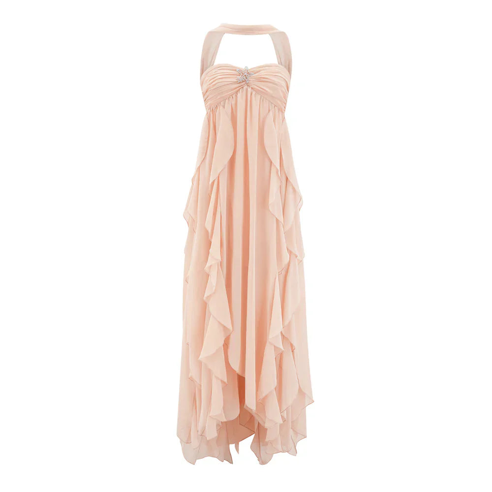 Vestido Playa Ligero Florales Femenino