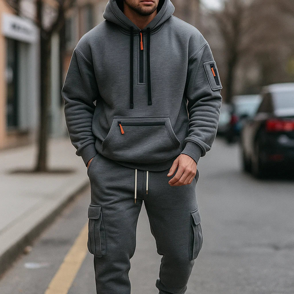 Pantalón y sudadera deportiva para hombre