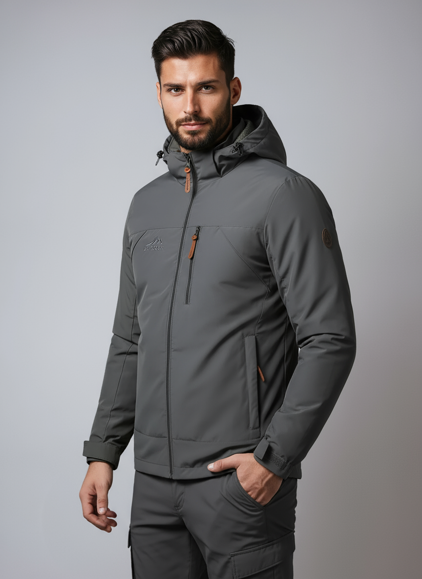 Chaqueta Hombre Impermeable Resistente al Viento