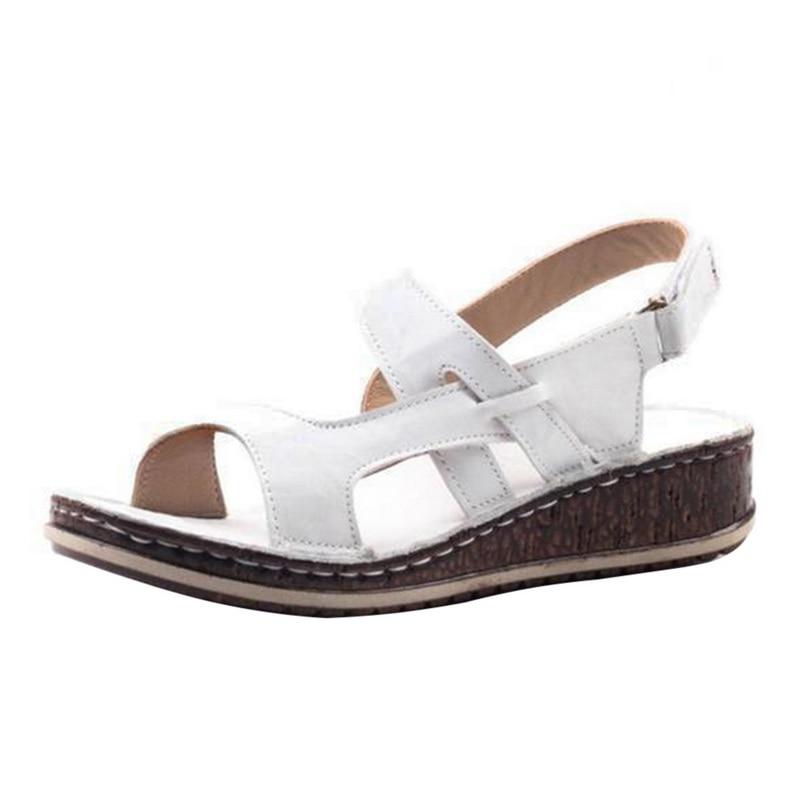 Sandalias Cómodas Tacón Bajo Mujer