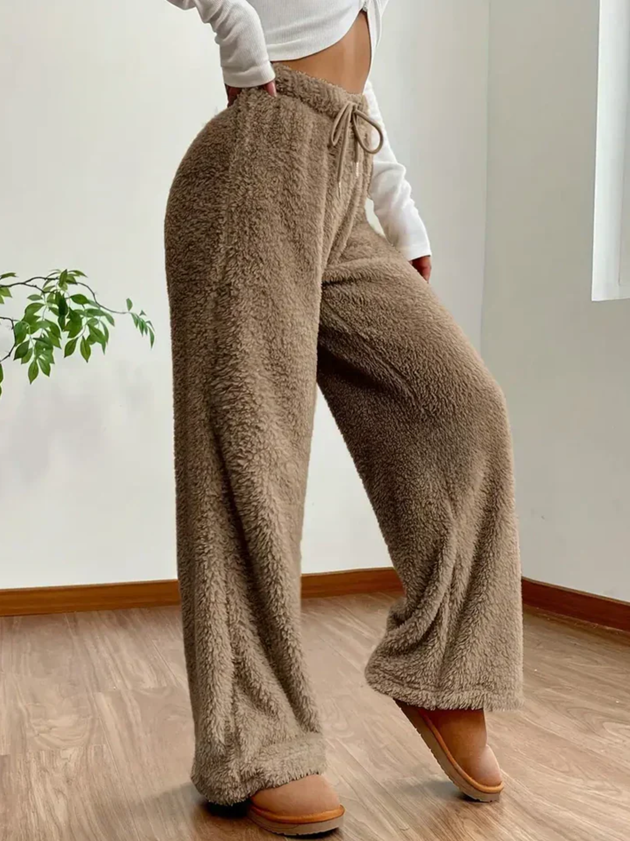 Pantalones de Pijama Cintura Alta Suaves - Vestiria