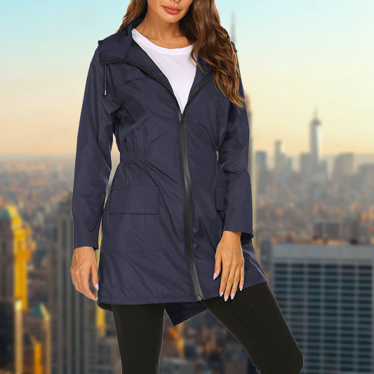 Chaqueta Impermeable Mujer Ajustada