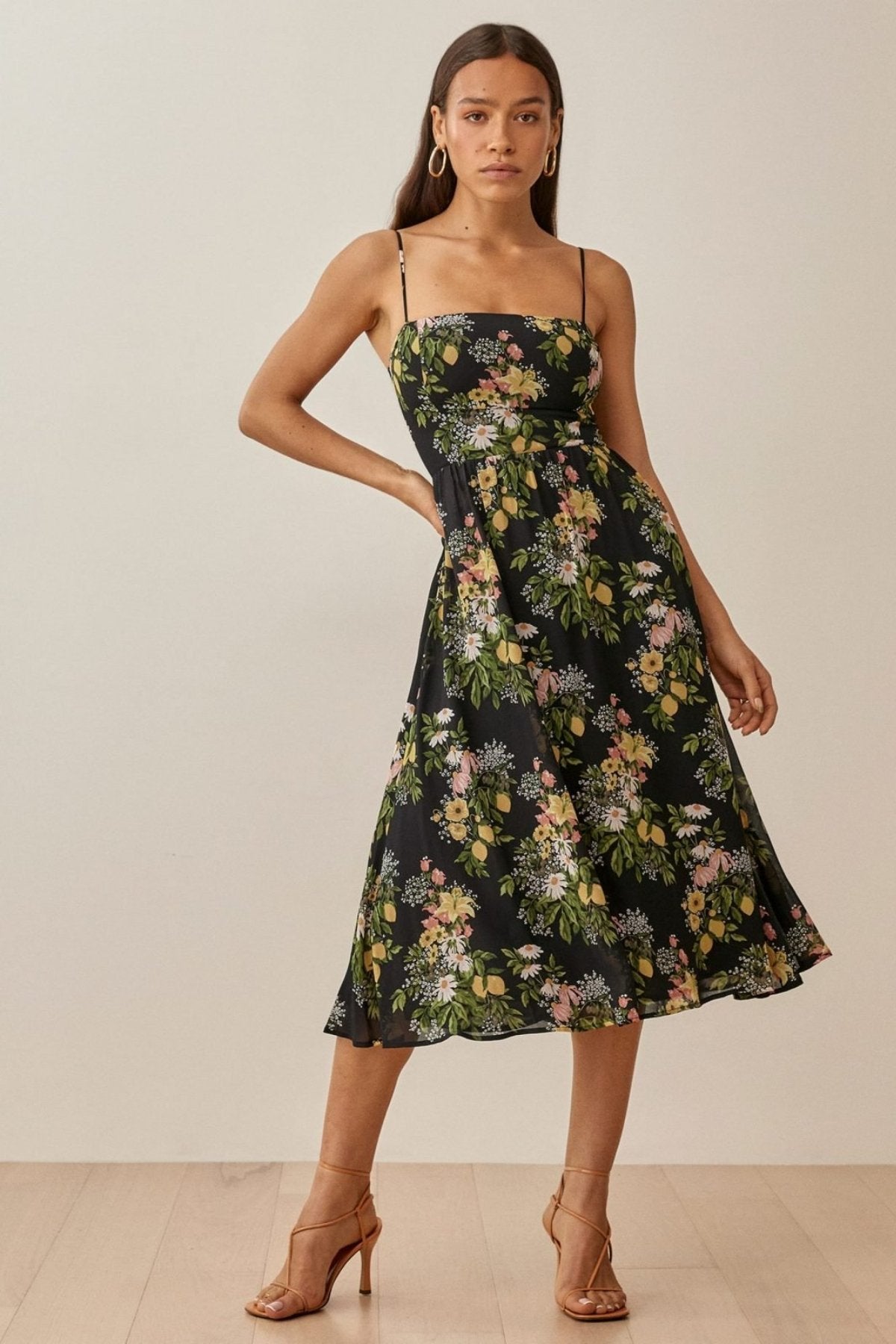 Vestido Mujer Estampado Corte Midi - Vestiria