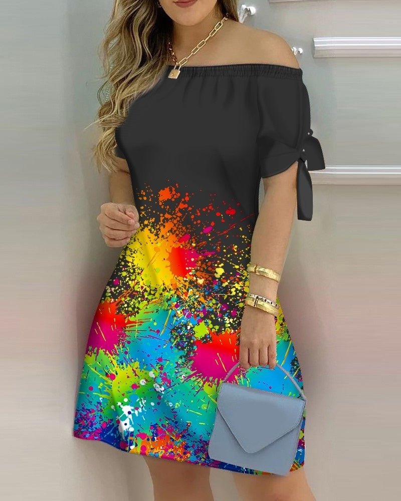 Vestido Corto Fiesta Mujer
