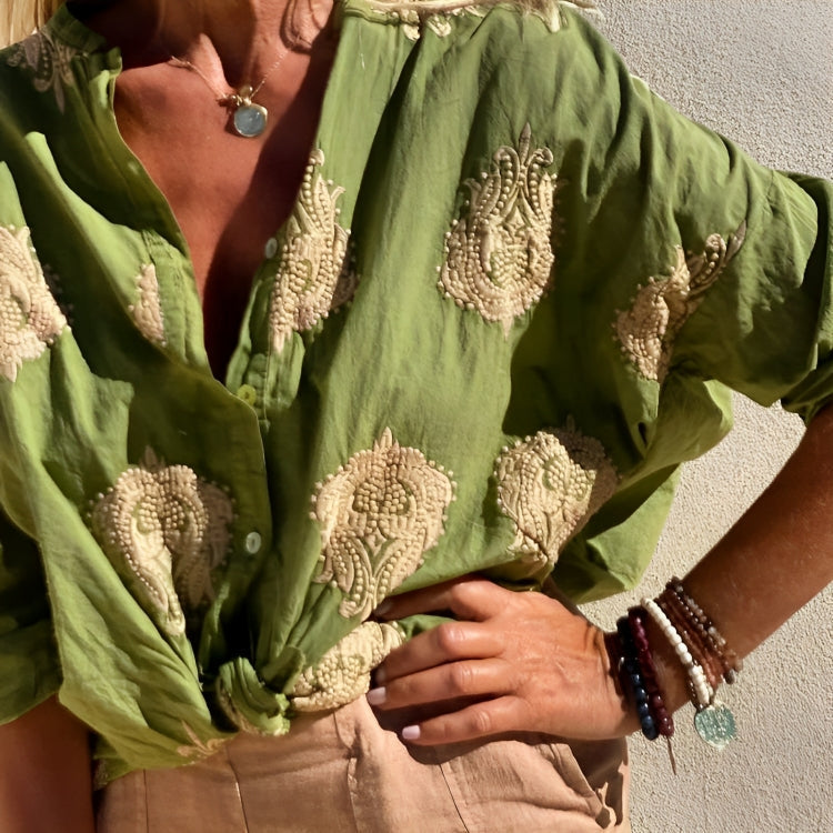 Blusa Ligera de Verano Floral