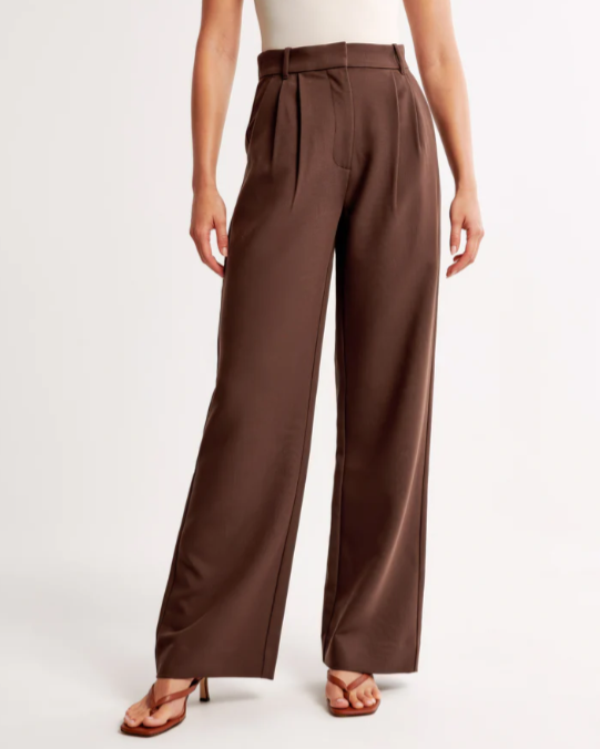 Pantalón Mujer Cintura Alta Ancho Moda