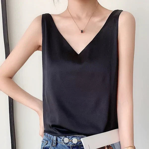 Blusa Ligera Femenina Elegante Sedosa