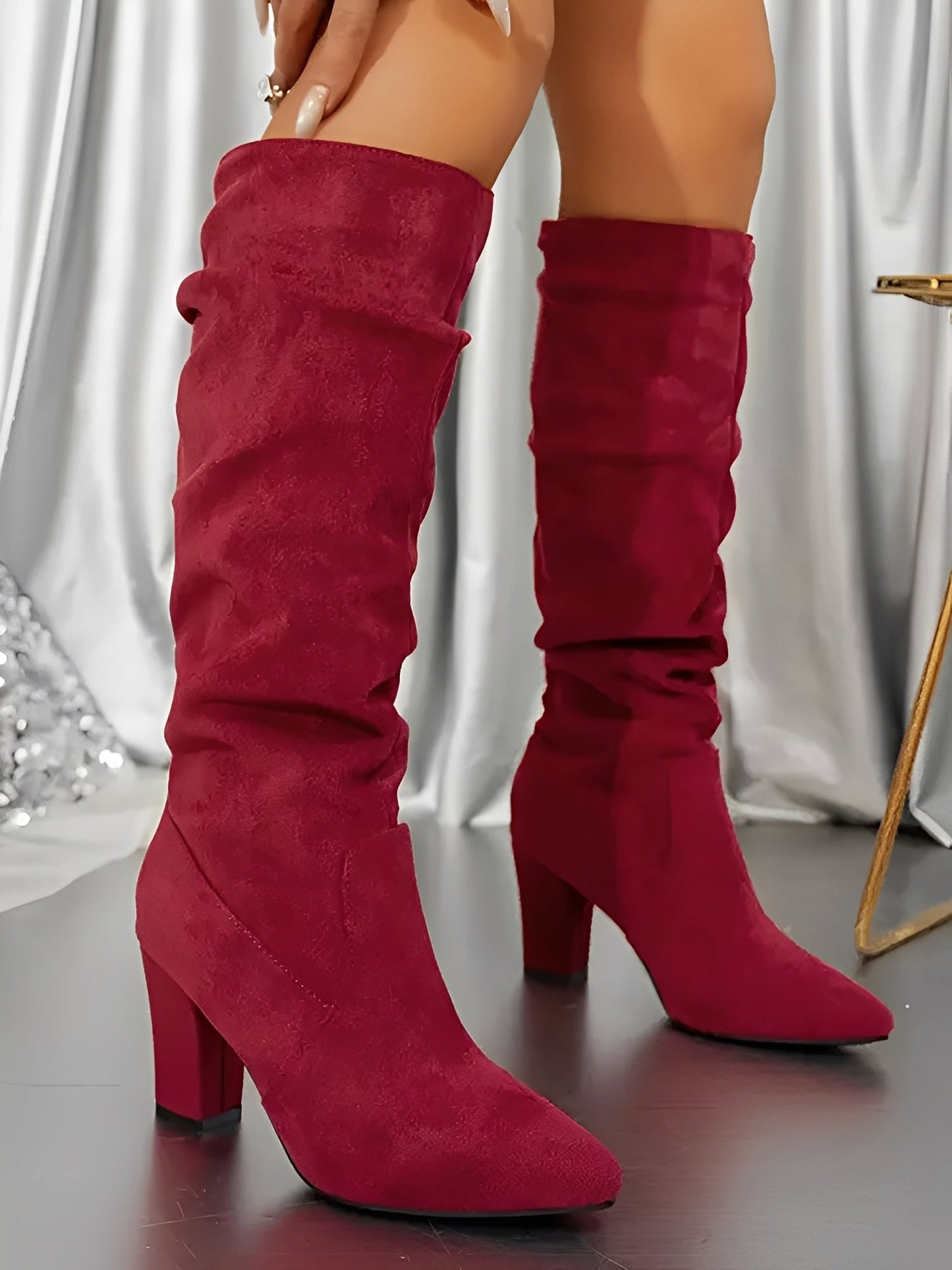 Botas Mujer Antelina Tacón Bajo Elegantes